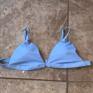 Zaful Baby blue bathing suit top, size L